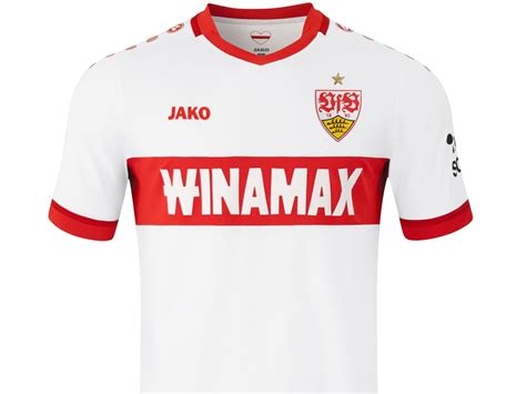 VfB Stuttgart Heimtrikot VFB STUTTGART in weiss/ rot/ gold.